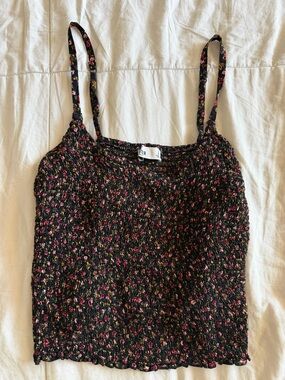 Hollister Y2K tropical floral crop top